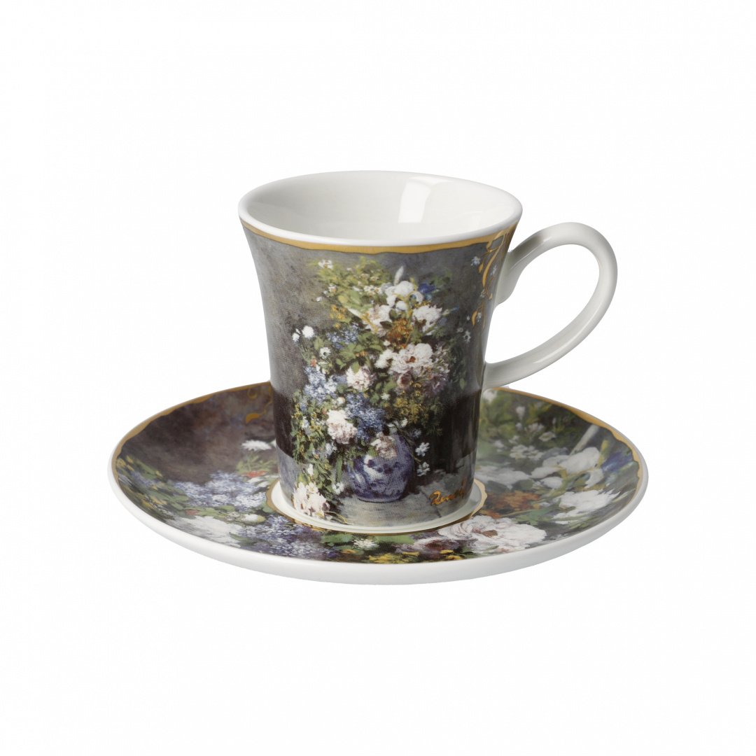 Чашка кофейная с блюдцем Renoir Spring Flowers
