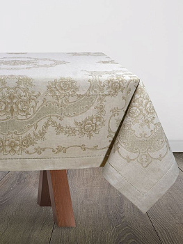 Скатерть жаккардовая "Подарочная" 150*150