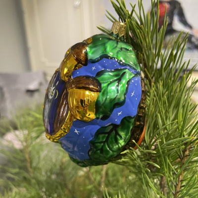 Ёлочная игрушка Белка с Совой