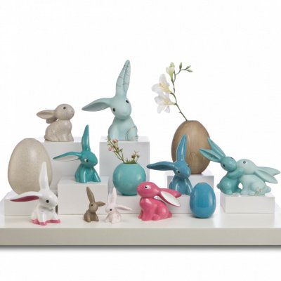 Ваза-яйцо Silver Grey 17см