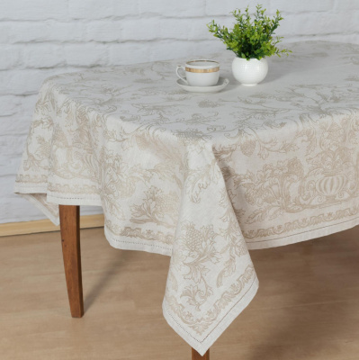 Скатерть жаккардовая "Французский мотив" 140*220
