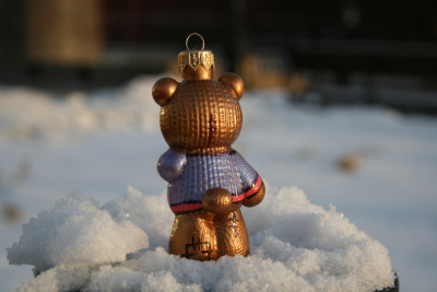 Ёлочная игрушка Мишка Коричневый