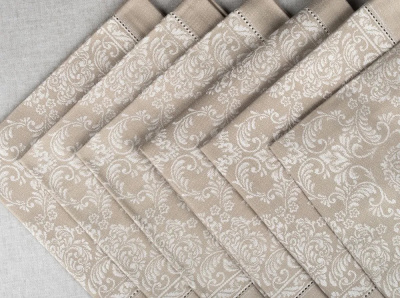 Салфетки жаккардовые 2шт "Романтика" 45*45