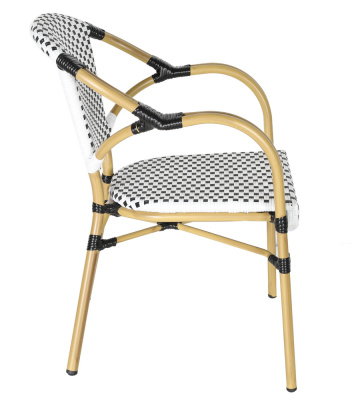 "Кабри" плетеный стул из искусственного ротанга, цвет черный