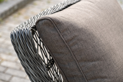 "Гранд Латте" лаунж-зона из искусственного ротанга, цвет графит